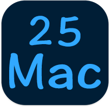 25Mac苹果软件站 - Mac电脑上精品软件下载站 - Mac高清5K壁纸下载